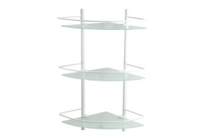 K-3133WHITE Полка стеклянная тройная