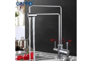 Смеситель для кухни с подключением фильтра питьевой воды хром G4398-5