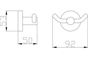 Крючок двойной Rav Slezak Colorado золото - 2
