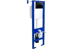 Система инсталляции для унитазов Berges Wasserhaus Atom 410 кнопка черная