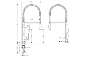 39840000 AX Citterio смеситель для кухни - 2