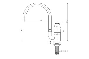 Смеситель для кухонной мойки  KAISER Nova (23044) - 2
