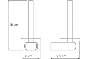 Держатель для запасных рулонов Wasserkraft Berkel хром - 3