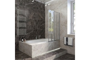 Шторка на ванну Veconi Palau PL-74R 120 см - 2