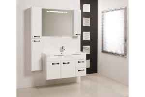 Комплект мебели Aquaton Диор 100 белый - 2