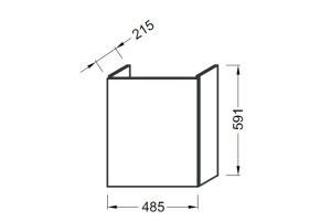 Тумба для комплекта Jacob Delafon Odeon Up светлый дуб, EB863RU-E5 - 2