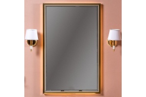 Зеркало Armadi Art Monaco 70х110 с подсветкой бежевый - золото