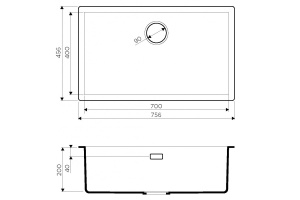 Мойка кухонная Omoikiri Yamakawa Artceramic/azur blue (4993176) - 2