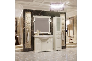 Тумба с раковиной Opadiris Риспекто 100 слоновая кость - 2