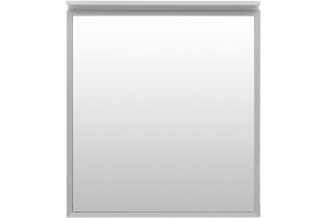 Зеркало Allen Brau Priority 70 с подсветкой серебро матовый - 2