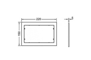 Кнопка смыва Tece Now черный (9240415) - 3