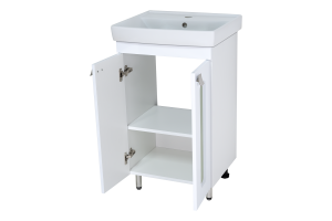 Тумба с раковиной Misty Урал 50 белый - 2