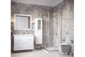 Мебель для ванной STWORKI Хадстен 100 белая - 3