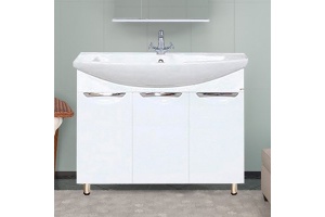 Тумба с раковиной Misty Лаванда 80 прямая