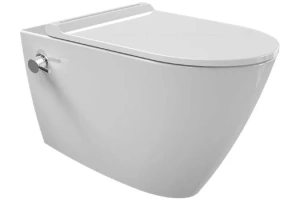 Унитаз подвесной beWash Alesta белый с функцией биде и сиденьем микролифт 