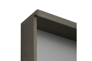 Зеркало-шкаф Aquaton Стоун 80 R с подсветкой темное дерево - 3