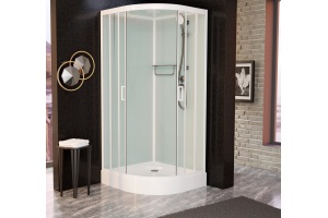 Душевая кабина Frank F420 White низкий поддон