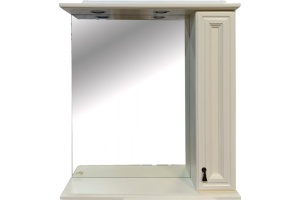 Зеркало Misty Лувр 75 R слоновая кость