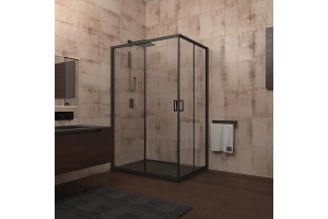 Душевой уголок Veconi Rovigo RV-14 120x90 профиль черный (RV14-12090-01-C5)