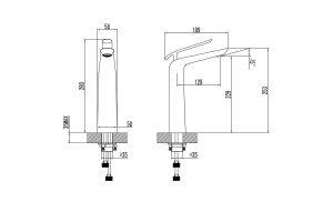Смеситель Lemark Melange LM4909CW для раковины - 2