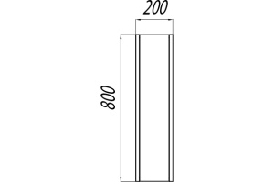 Шкаф AQUATON Брук 20 для зеркала, дуб феррара - 3