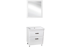 Мебель для ванной Style Line Лотос 70 Люкс Plus напольная, белая