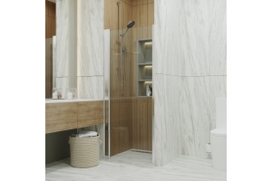 Душевая дверь в нишу DIWO Анапа 90х185, профиль хром глянец - 3