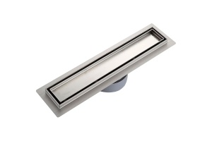 Душевой лоток Gappo хром с решеткой под плитку