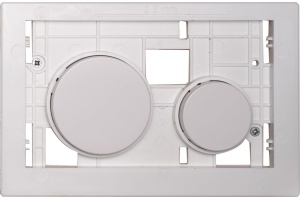 Кнопка смыва Tece Loop кнопка белая антибактериальная, стекло на выбор (9240664) - 2