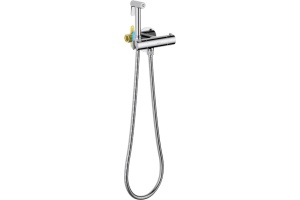 Гигиенический душ AQUATEK Оберон AQ1027CR со смесителем, С ВНУТРЕННЕЙ ЧАСТЬЮ, хром