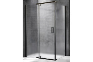 Душевой угол Royal Bath HPVD 110х80 профиль черный стекло матовое