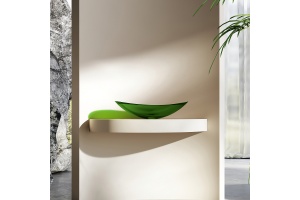 Накладная раковина Abber Kristall 60 зеленая - 2