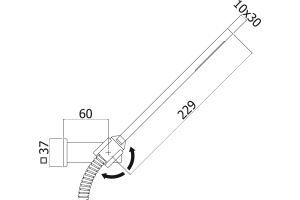 Душевой гарнитур Paffoni Premium ZDUP059NO черный - 2
