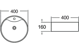 Рукомойник SantiLine SL-1070 - 2