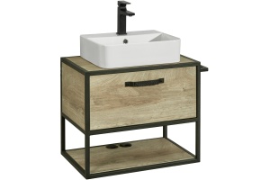 Тумба под раковину Aquaton Лофт Фабрик 65 светлое дерево - 2