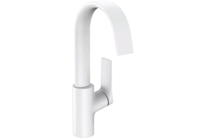 Смеситель для раковины Hansgrohe Vivenis белый матовый