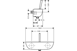 Смеситель Hansgrohe PuraVida 15672000 для душа - 3