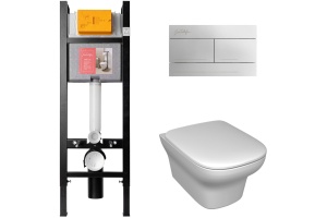 Комплект Jacob Delafon Vox E21770RU-00 кнопка хром