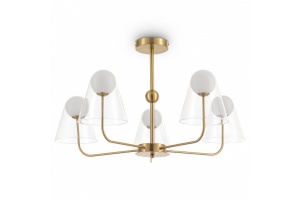 Люстра на штанге Freya Doublety FR5382PL-05BS