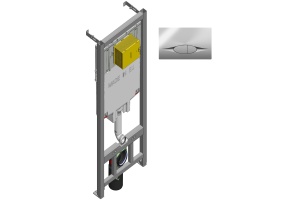 Система инсталляции для унитазов Jacob Delafon E21822-CP с кнопкой хром