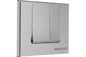 Кнопка смыва Berges Wasserhaus Novum S3 хром, глянец - 2