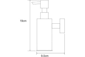 Дозатор Wasserkraft K-1399 хром - 3