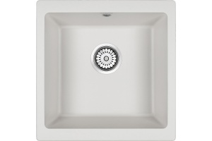Мойка кухонная Paulmark Brilon 45 белый матовый