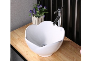 Раковина накладная Ceramalux N белый (9078)