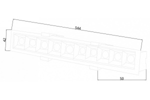 Встраиваемый светильник Favourite Roshni 3084-10C - 2