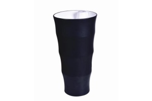 Раковина напольная CeramaLux N 42 см черный/белый (308B)