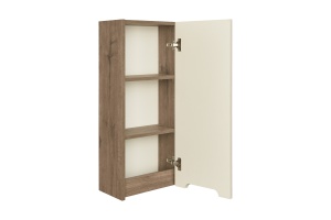 Шкаф подвесной Aquaton Оливия 35 R бежевый-светлое дерево - 2