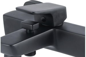 AF440-20B Aquanet Gotic, смеситель для ванны, черн.мат (243292) - 2