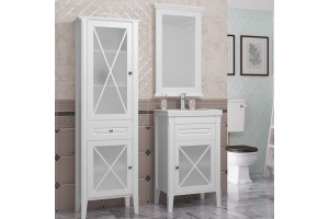 Тумба для комплекта Opadiris Палермо 50 R белая матовая - 2