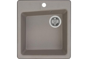 Мойка кухонная AQUATON Парма серый шелк